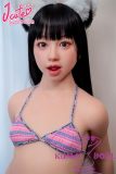 J-cute Doll 144cm A-cup AGD38 Head AIO Full Silicone Love Doll in Purple Bikini