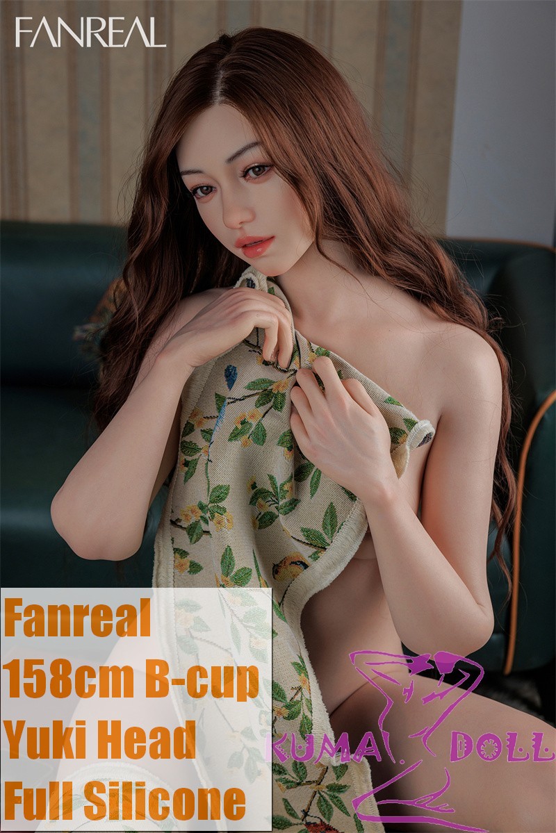 FANREAL 158 cm/5ft2 B-Cup Yuki Head Full Size Lifelike Silicone Sex Doll Blanket Wrapped Doll
