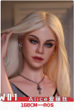 Doll Senior 165cm F-Cup Virgo Head Full Silicone Sex Doll Zodiac Series Fantasy Goddess Doll