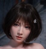 Houyu 150cm Eva Houyu & RZRDOLL collaboration product life-size full silicone love doll in Blue Swimsuit