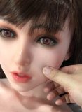 Houyu 150cm Eva Houyu & RZRDOLL collaboration product life-size full silicone love doll in Blue Swimsuit