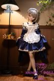 DOLLTA 132cm AA-cup Rin Head Anime Sex Doll  Silicone Head + TPE Body Maid Outfit