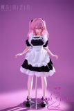 BC Doll Mina pink hair maid outfit