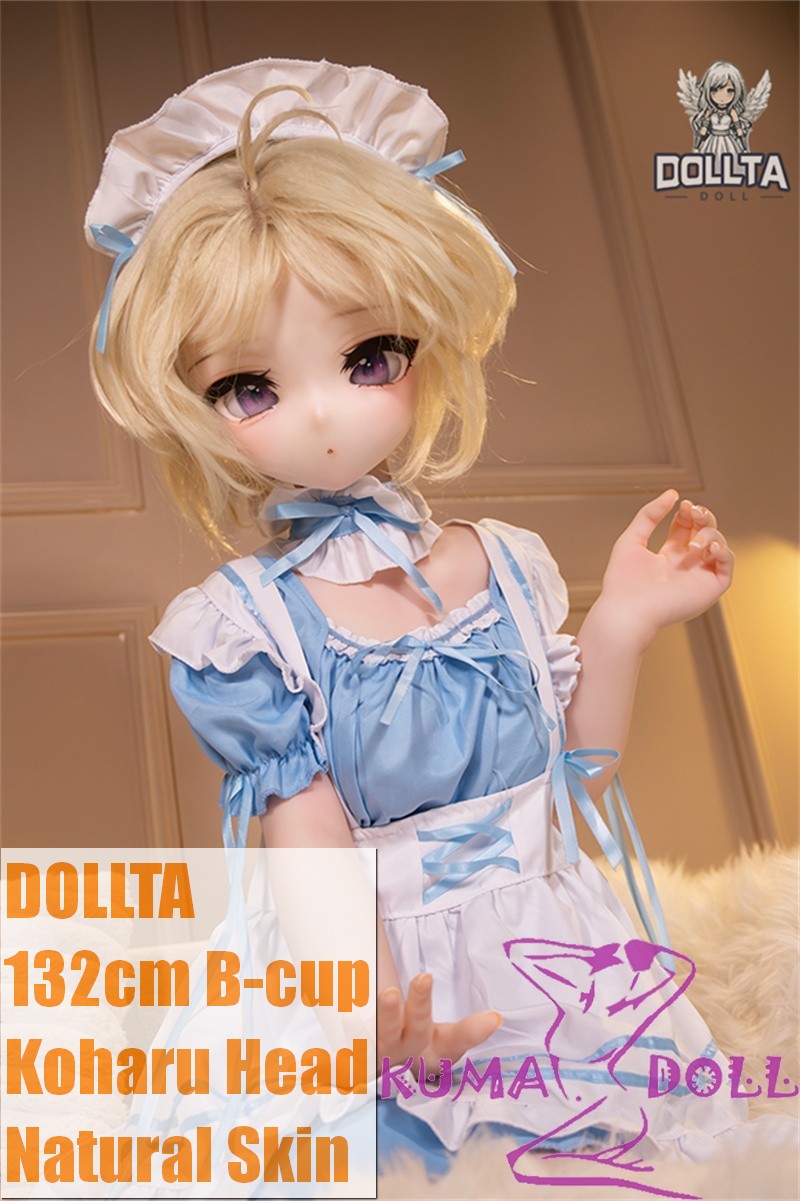 DOLLTA 132cm B-cup Koharu Head Anime Sex Doll  Silicone Head + TPE Body Nurse Outfit