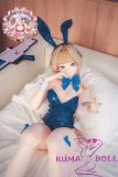 bunny outfit anime doll sitting scene