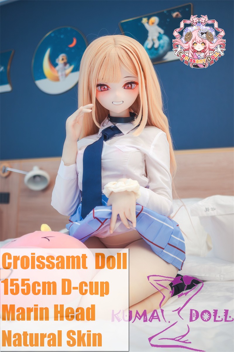 [Croissant Doll Until June 30, 2026] Croissant Doll 155cm D-cup Marin Kitagawa Head Anime Sex Doll Soft vinyl head + S-TPE body JK Uniform