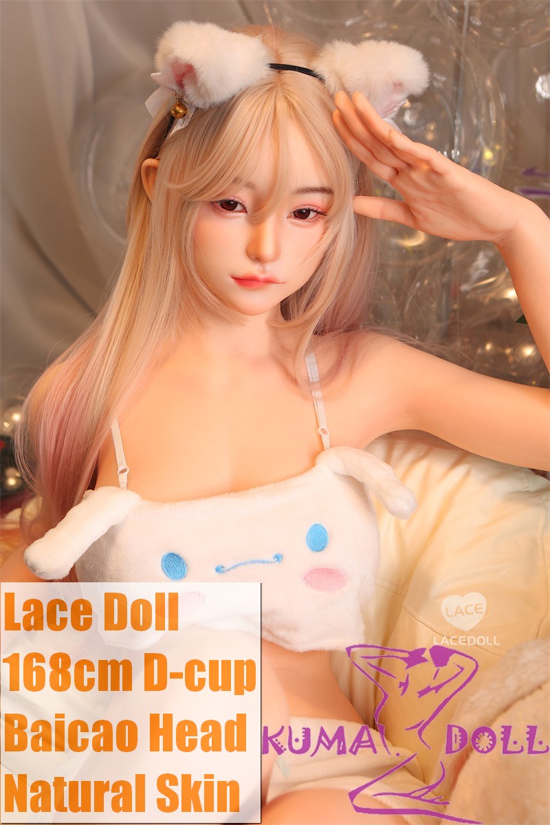 LACE DOLL 168cm D-cup 白草(baicao) Head Sex Doll Body Material Customizable White Pajama