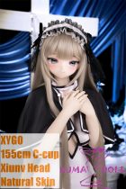 XYGO 155cm C-cup Xiunv Silicone Head + TPE Body Anime Doll in Nun Outfit