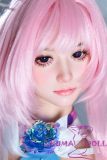 close up makeup cosplay doll face