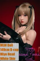 MLW Doll Full Silicone Sex Doll 149cm B-cup Miyo Head Death Note Misa Amane Cosplay