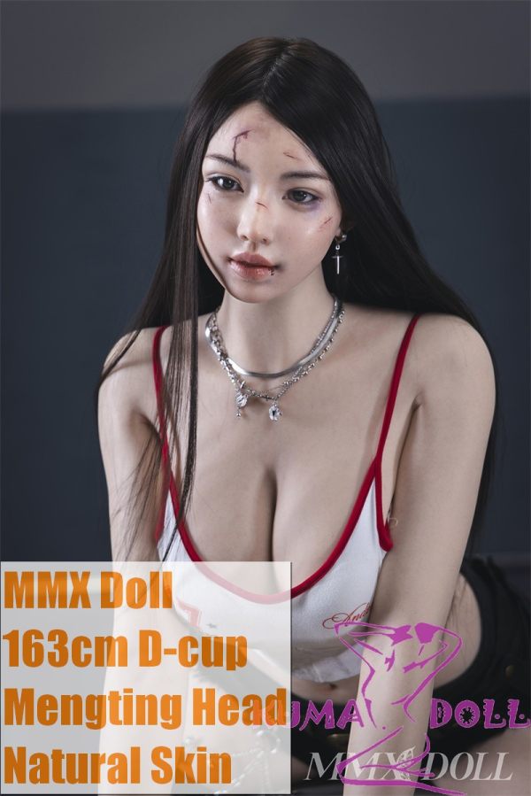 MMXDOLL 163cm D-cup Mengting Head Full Silicone Sex Doll Street Girl Style Baseball Cap