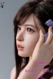 realistic facial makeup close portrait
