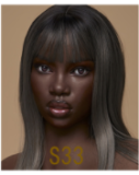 Irontech Doll Full silicone Doll 164cm E-cup S17 Head Dark Tanned Skin White Beret