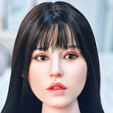 Irontech Doll Full silicone Doll 164cm E-cup S17 Head Dark Tanned Skin White Beret