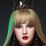 Irontech Doll Full silicone Doll 164cm E-cup S17 Head Dark Tanned Skin White Beret