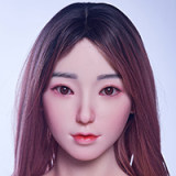 Irontech Doll Full silicone Doll 164cm E-cup S17 Head Dark Tanned Skin White Beret