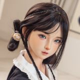 SHEDOLL 176cm K-cup Qingning Head Silicone Head Body Material Customizable Black Lace Outfit