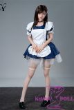TOP-CYDOLL 157cm D-Cup Koharu Head Full Silicone Doll in Maid Outfit