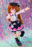 demon hat anime doll portrait