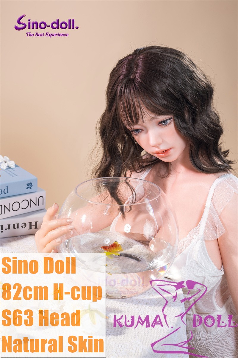 Sino Doll Soft-Max 82cm Torso Silicone Sex Doll with Head S63 Seamless in White Dress