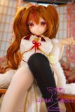 sitting pose soft silicone figure