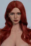 TOP-CYDOLL 168cm F-Cup Liang Head Full Silicone Doll in White Shirt
