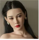 FANREAL 109cm F-cup Full Size Lifelike Silicone Sex Torso with Nora Head in Green Lace Lingerie