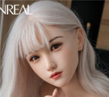 FANREAL 109cm F-cup Full Size Lifelike Silicone Sex Torso with Nora Head in Green Lace Lingerie