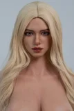 TOP-CYDOLL 170cm C-Cup Rowan Head Full Silicone Doll in Black Lace Lingerie