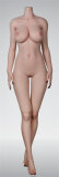 TOP-CYDOLL 170cm C-Cup Rowan Head Full Silicone Doll in Black Lace Lingerie