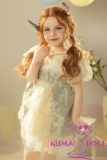 AXB Doll 122cm AA-cup AGB28 Head  Full Silicone Doll Realistic Lifelike Sex Doll Princess Dress