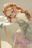 AXB Doll 122cm AA-cup AGB28 Head  Full Silicone Doll Realistic Lifelike Sex Doll Princess Dress