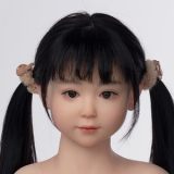 AXB Doll 122cm AA-cup AGB28 Head  Full Silicone Doll Realistic Lifelike Sex Doll Princess Dress