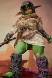 Climax Doll CLM 120cm Barza Head I-cup Goblin Green Skin Ultra Lightweight Anime Doll Full Silicone Sex Doll