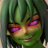 Climax Doll CLM 120cm Barza Head I-cup Goblin Green Skin Ultra Lightweight Anime Doll Full Silicone Sex Doll