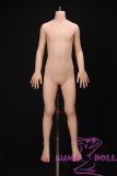 AXB Doll 122cm AA-cup AGB28 Head  Full Silicone Doll Realistic Lifelike Sex Doll Princess Dress