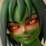 Climax Doll CLM 120cm Barza Head I-cup Goblin Green Skin Ultra Lightweight Anime Doll Full Silicone Sex Doll