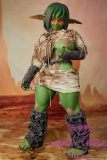 Climax Doll CLM 120cm Barza Head I-cup Goblin Green Skin Ultra Lightweight Anime Doll Full Silicone Sex Doll