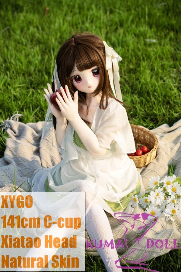 XYGO 141cm C-cup Xiatao Silicone Head + TPE Body Anime Doll in White Dress