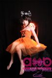 Realistic silicone doll full body view