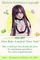 【Elsa Babe Promotion Until June 12】Elsa Babe Full Silicone Doll 157cm/160cm/165cm Exhibition Campaign Page