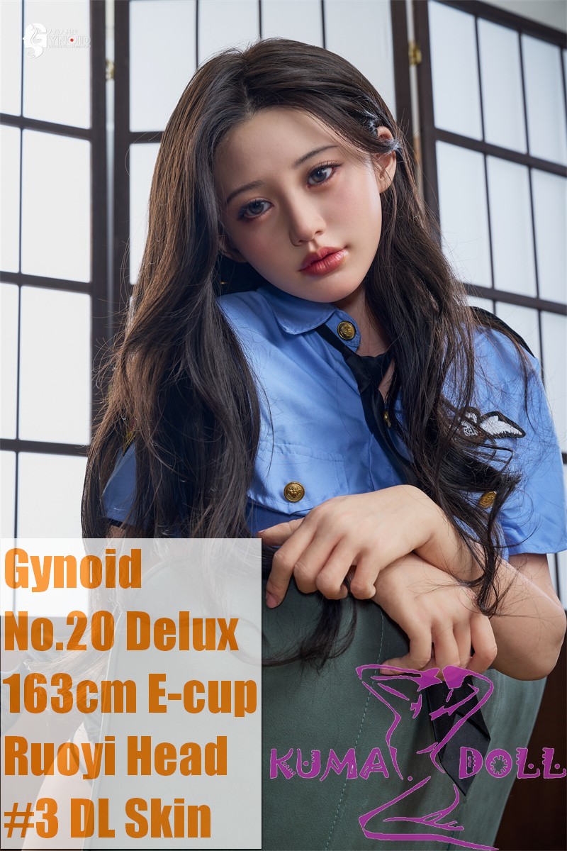 Gynoid  No.20R 163cm E-Cup Silicone Sex Doll Ruoyi Head Deluxe/Basic in Navy Shirt