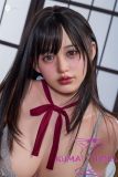 Yuna head natural makeup closeup