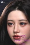 Ruoyi head natural makeup closeup