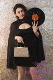 Gynoid  No.20R 163cm E-Cup Silicone Sex Doll Ruoyi Head Deluxe/Basic in Black Dress