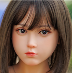 MLW doll Loli Full Silicone Sex Doll 138cm/4ft5 AA-cup #54 Alice Hard Silicone material head with normal makeup(makeup selectable)
