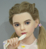 ZELEX Full Silicone Sex Doll Heads (Silicone Head Only)