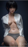 Firefly Diary 164cm I-cup Mary Head Full Silicone Sex Doll With Body Make-up in White Gown Red Carpet Pose