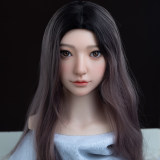 Firefly Diary 164cm I-cup Mary Head Full Silicone Sex Doll With Body Make-up in White Gown Red Carpet Pose