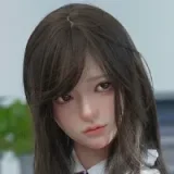 Firefly Diary 165cm C-cup Mary Head Full Silicone Sex Doll With Body Make-up in White Shirt